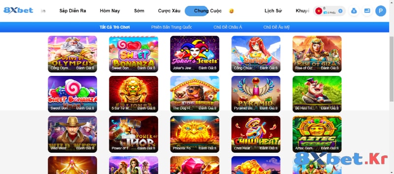 Sảnh slot game PragmaticPlay